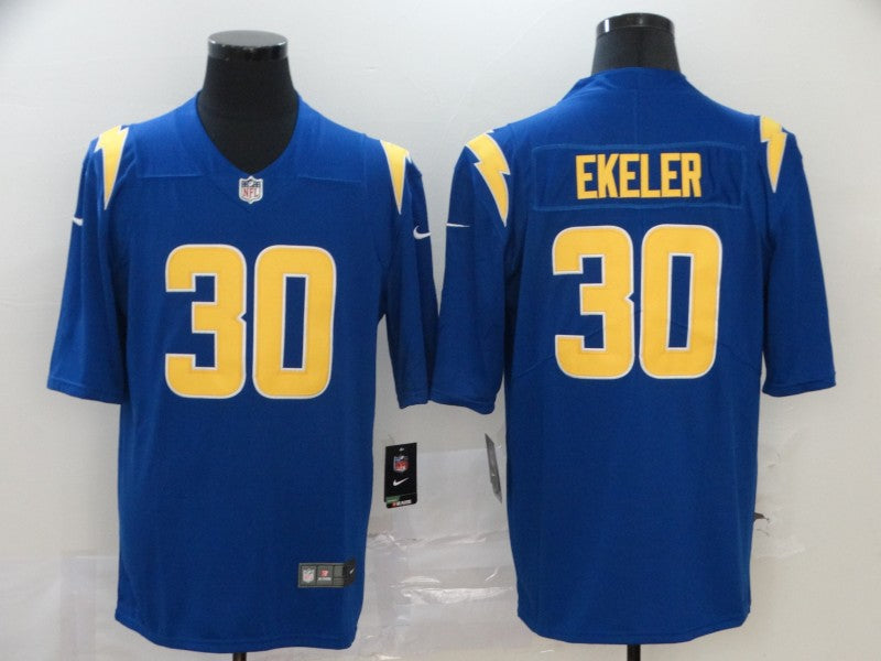 Men's Los Angeles Chargers Austin Ekeler #30 Blue 2nd Alternate Game Jersey1 football jersey product view 1