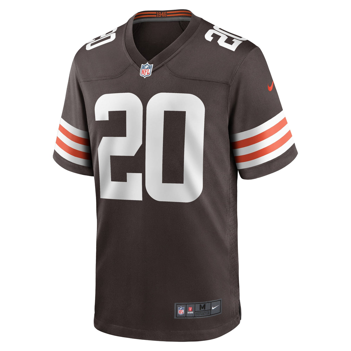 Pierre Strong Jr. Cleveland Browns Nike Team Game Jersey - Brown football jersey product view 2