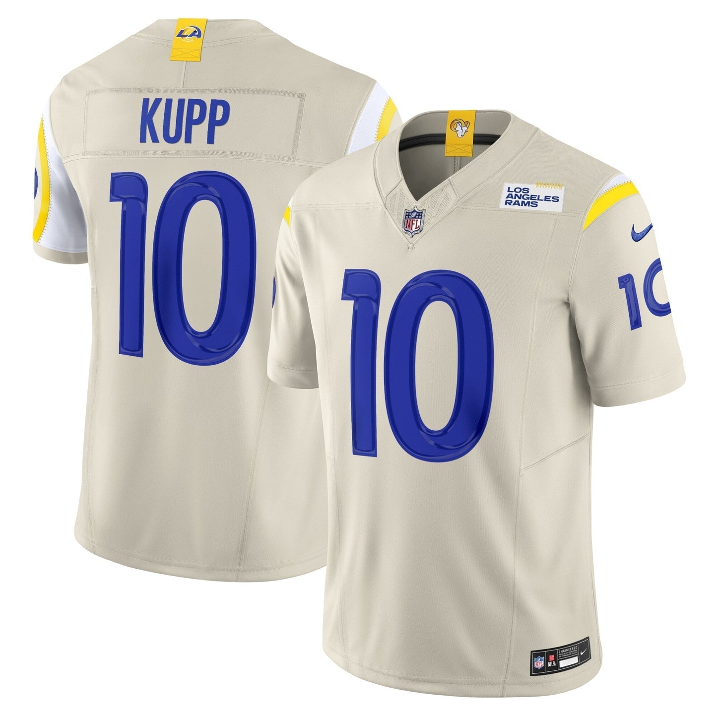 Cooper Kupp Los Angeles Rams Nike Alternate Vapor F.U.S.E. Limited Jersey - Bone football jersey product view 1