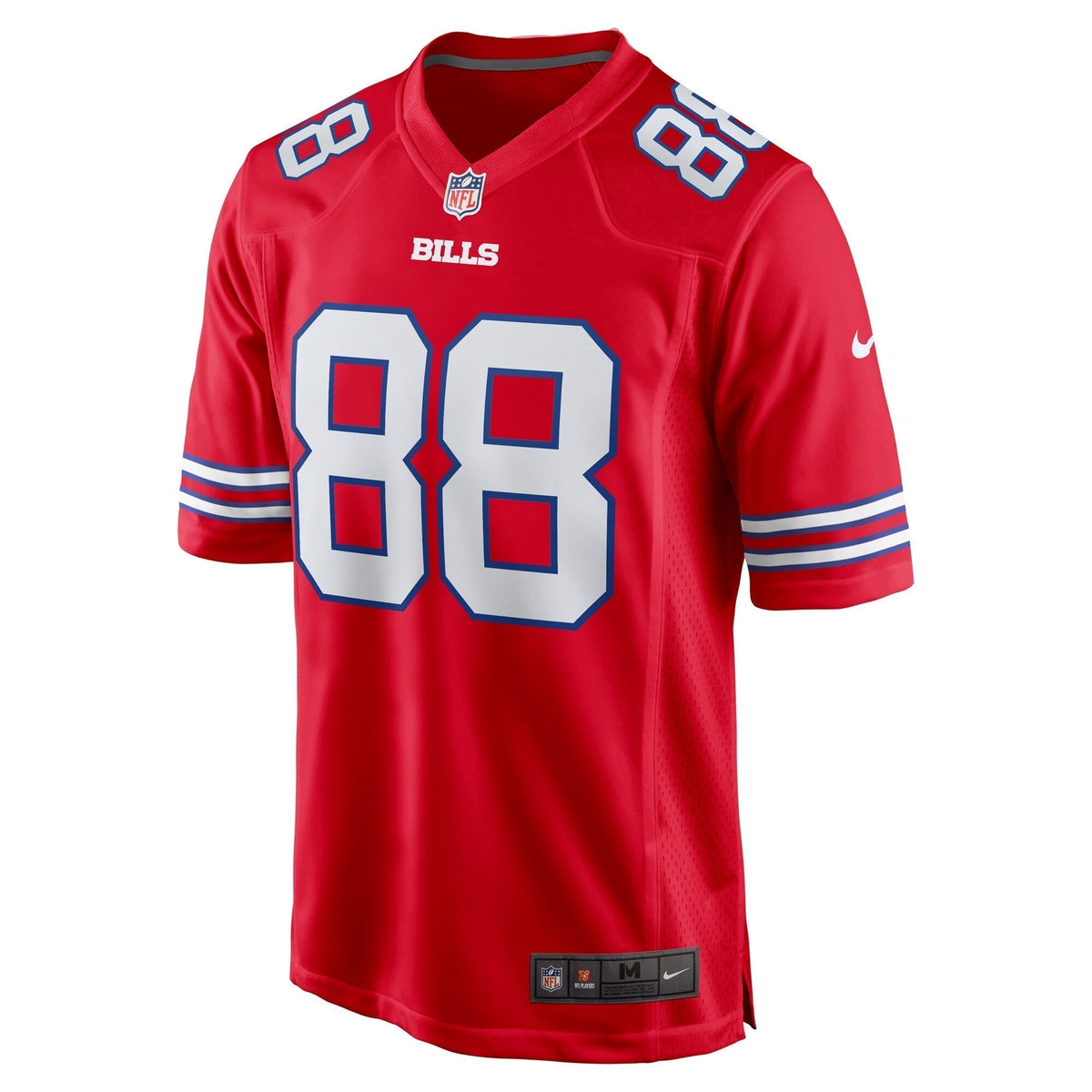Dawson Knox Buffalo Bills Nike Alternate Game Jersey - Red football jersey product view 2