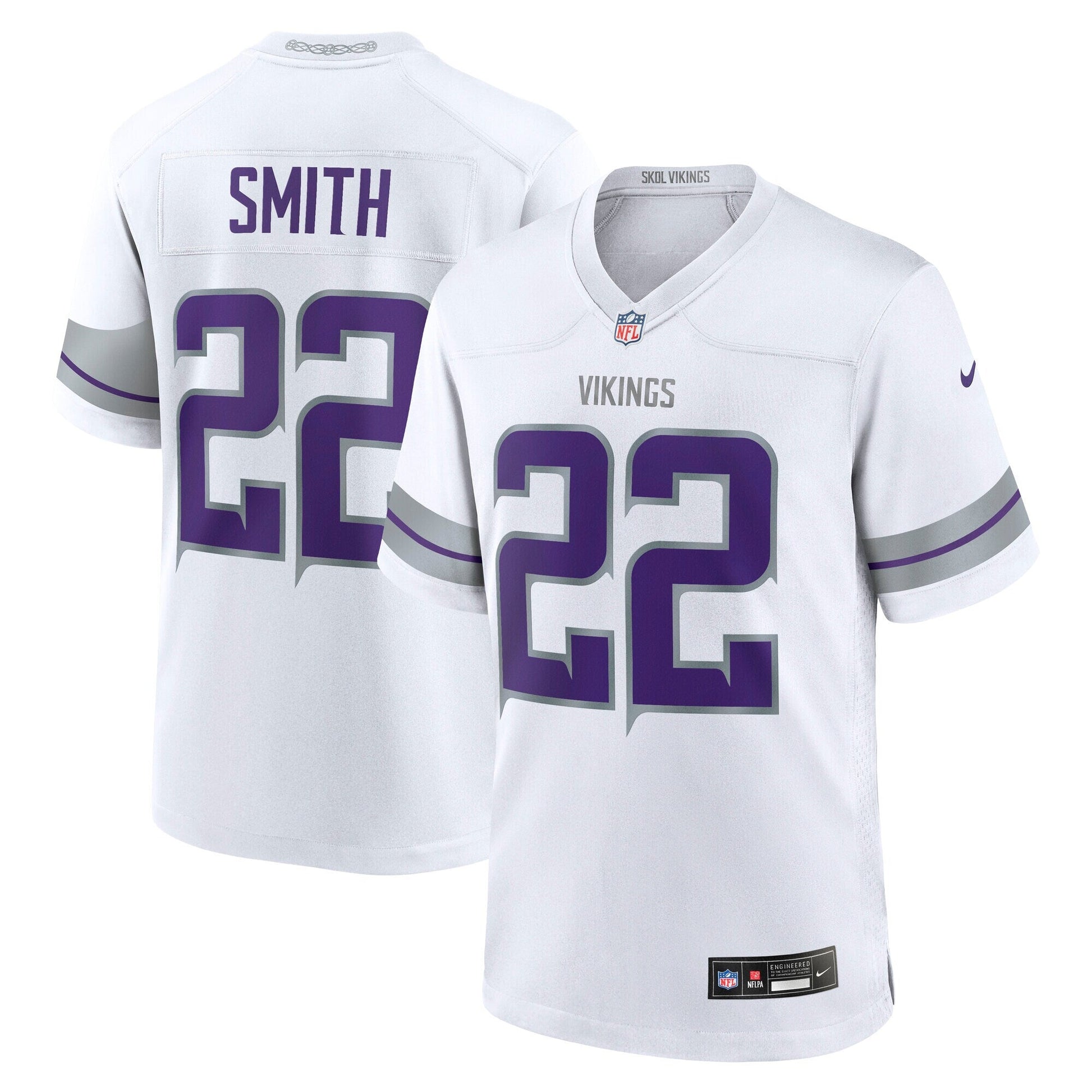 Harrison Smith Minnesota Vikings Nike Alternate Game Jersey - White football jersey product view 1