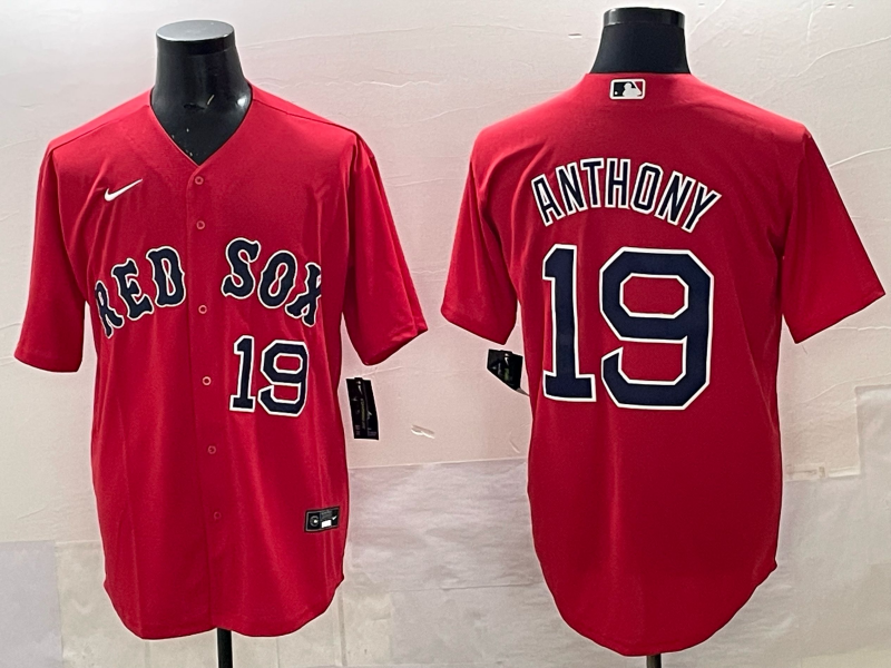 Men's Boston Red Sox Roman Anthony #19 Red Limited Player Jersey baseball jersey product view 1