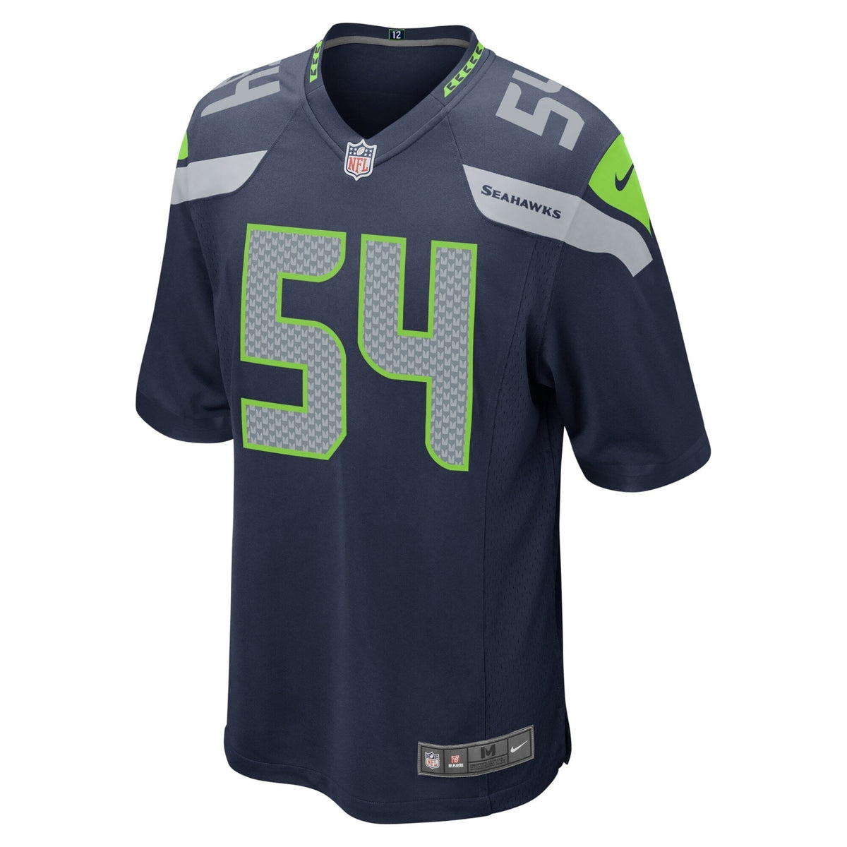 Bobby Wagner Seattle Seahawks Nike Game Team Jersey - College Navy football jersey product view 2