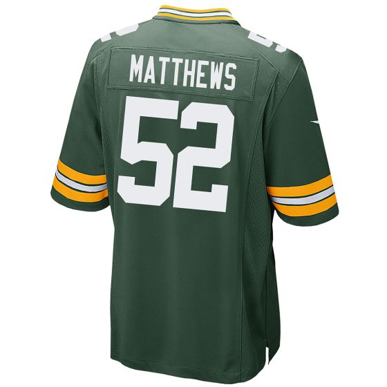 GB.Packers #52 Clay Matthews Green Game Player Jersey Stitched American Football Jerseys football jersey product view 1