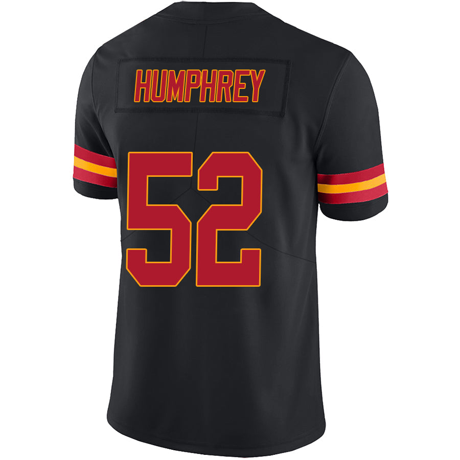 KC.Chiefs #52 Creed Humphrey Black Vapor F.U.S.E. Limited Football Jerseys football jersey product view 1