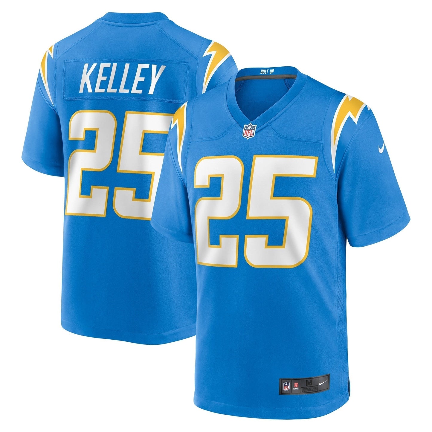 Joshua Kelley Los Angeles Chargers Nike Game Jersey - Powder Blue football jersey product view 1