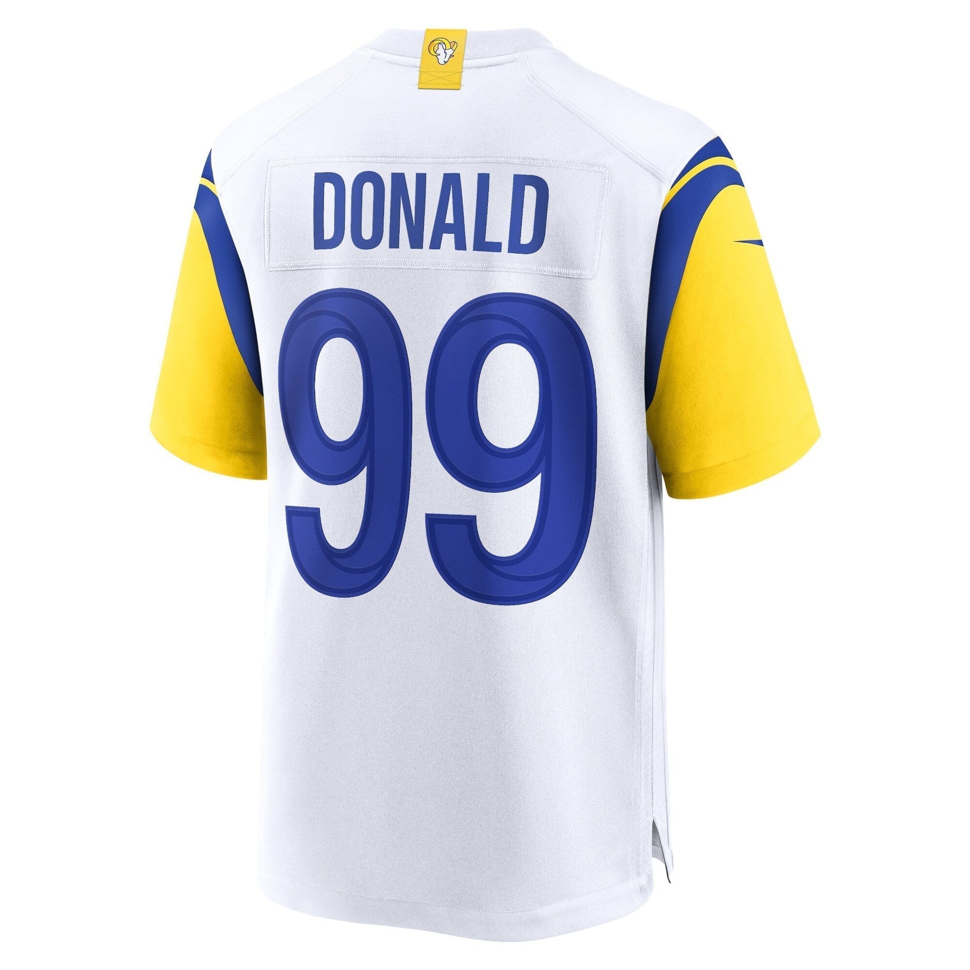 Aaron Donald Los Angeles Rams Nike Alternate Game Jersey - White football jersey product view 3