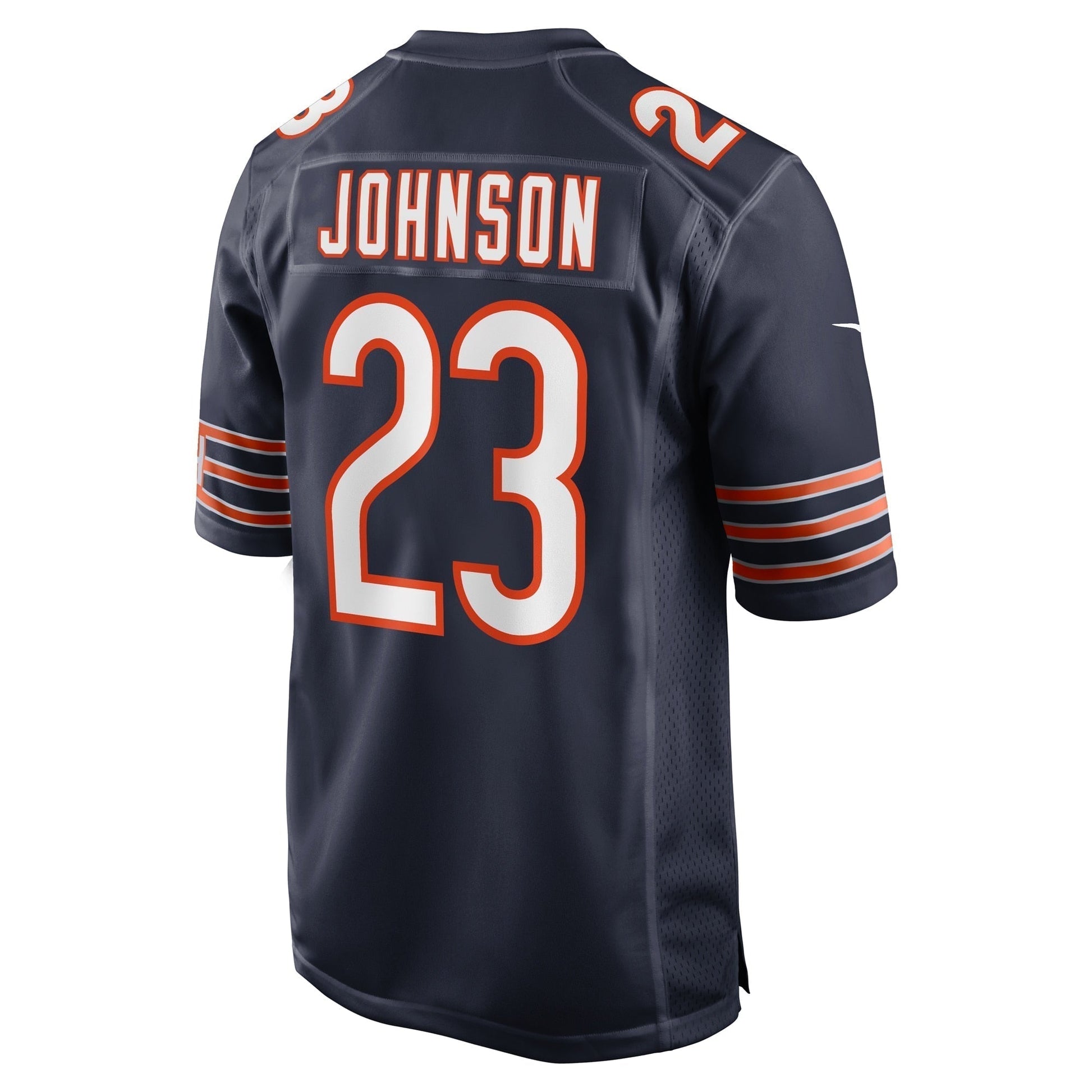 Roschon Johnson Chicago Bears Nike Team Game Jersey - Navy football jersey product view 3