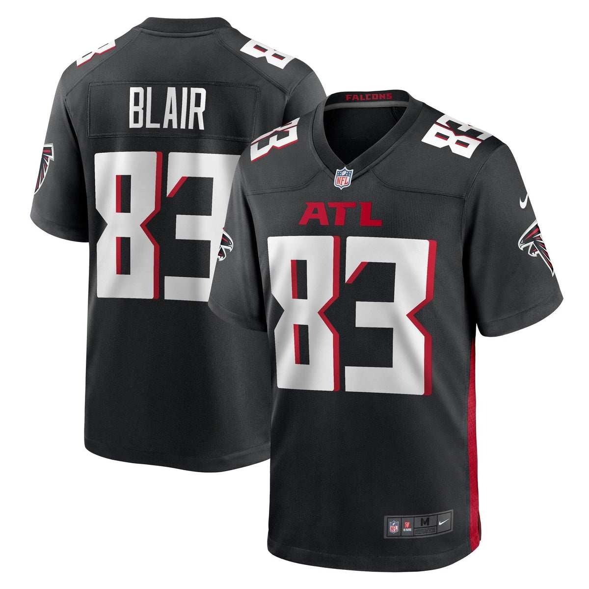 Chris Blair Atlanta Falcons Nike Game Jersey - Black football jersey product view 1