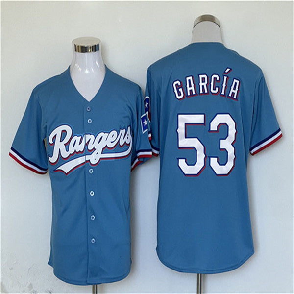 Los Angeles Dodgers #53 Adolis Garcia Blue Home Authentic Patch Jersey Baseball Jerseys baseball jersey product view 1