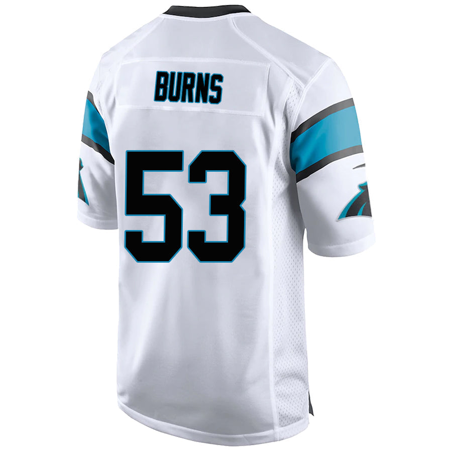 C.Panthers #53 Brian Burns White Stitched Player Game Football Jerseys football jersey product view 1