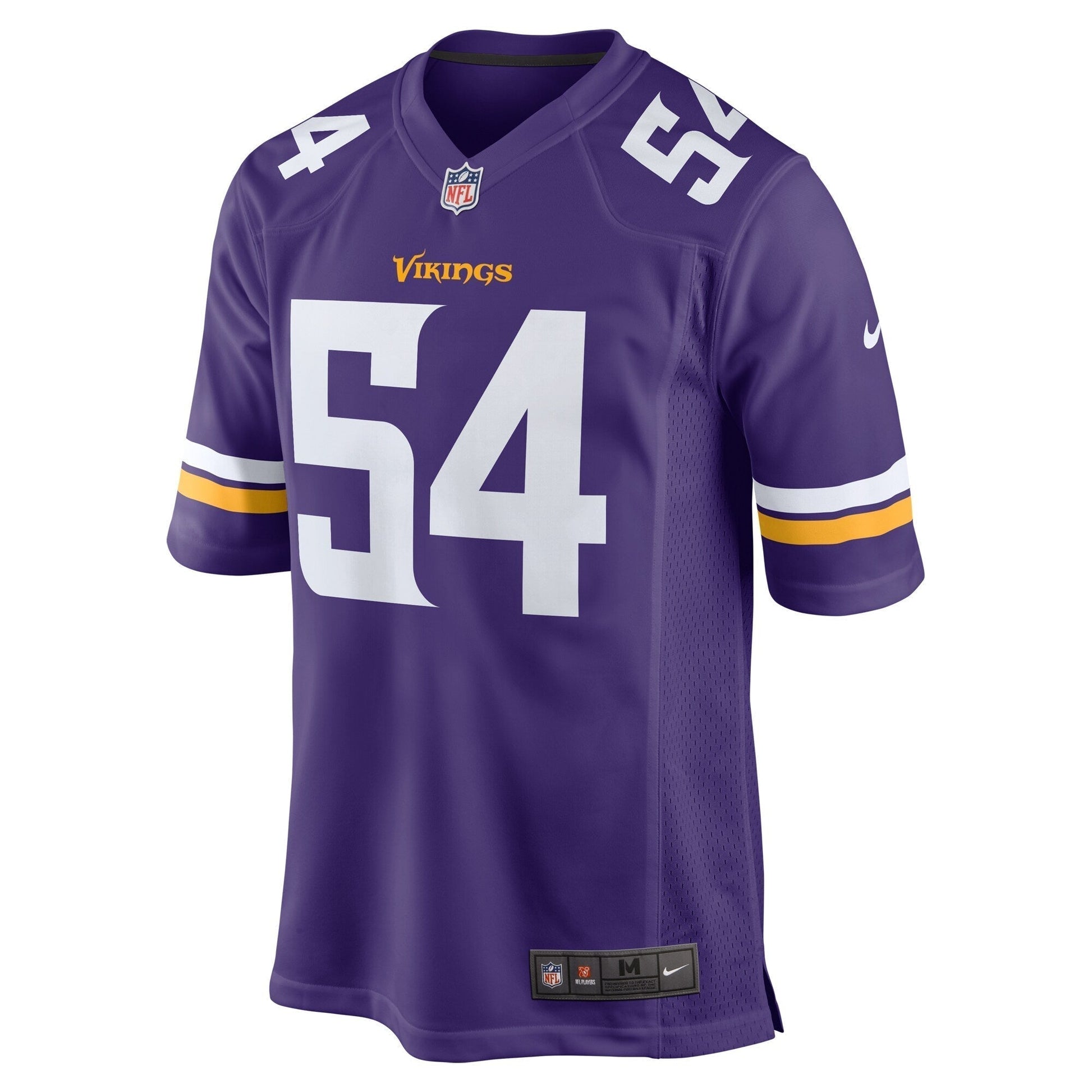 Anthony Barr Minnesota Vikings Nike Team Game Jersey - Purple football jersey product view 2