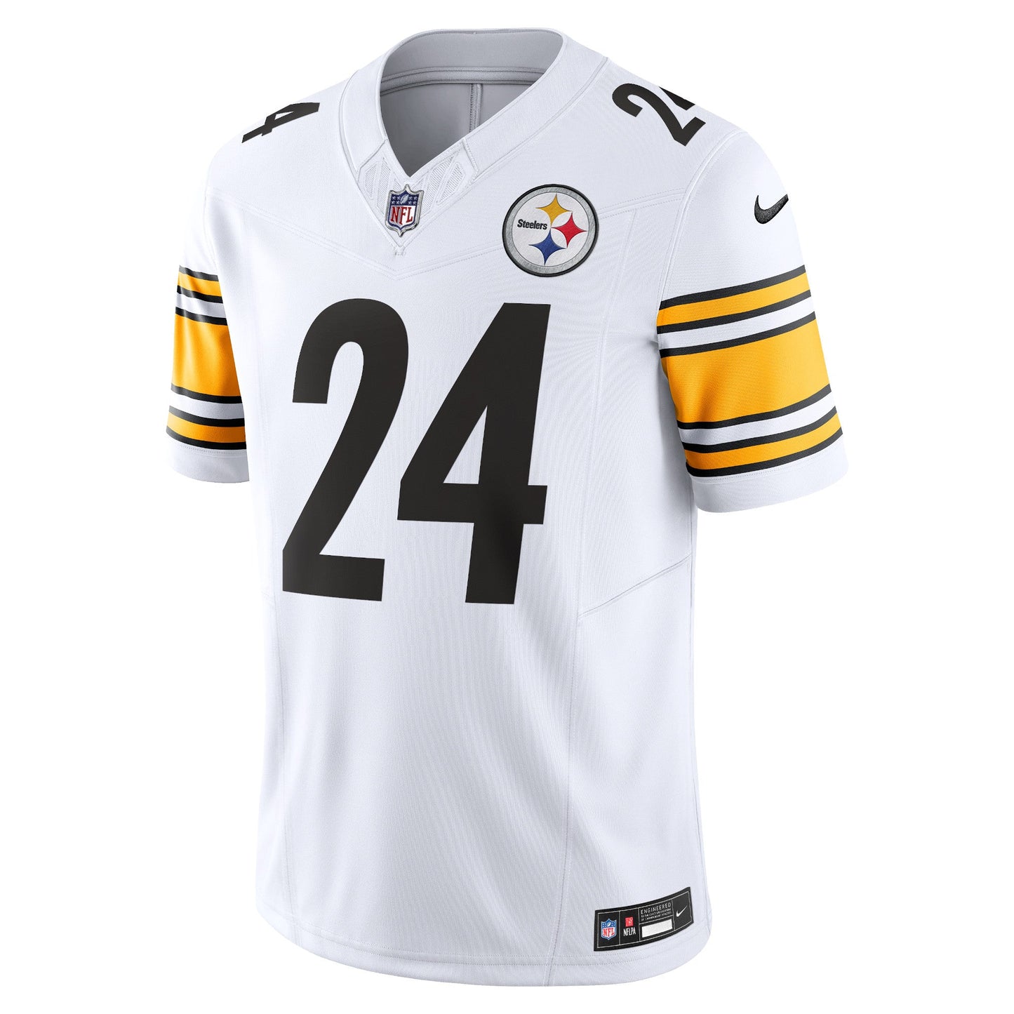 Joey Porter Jr. Pittsburgh Steelers Nike Vapor F.U.S.E. Limited Jersey - White football jersey product view 2