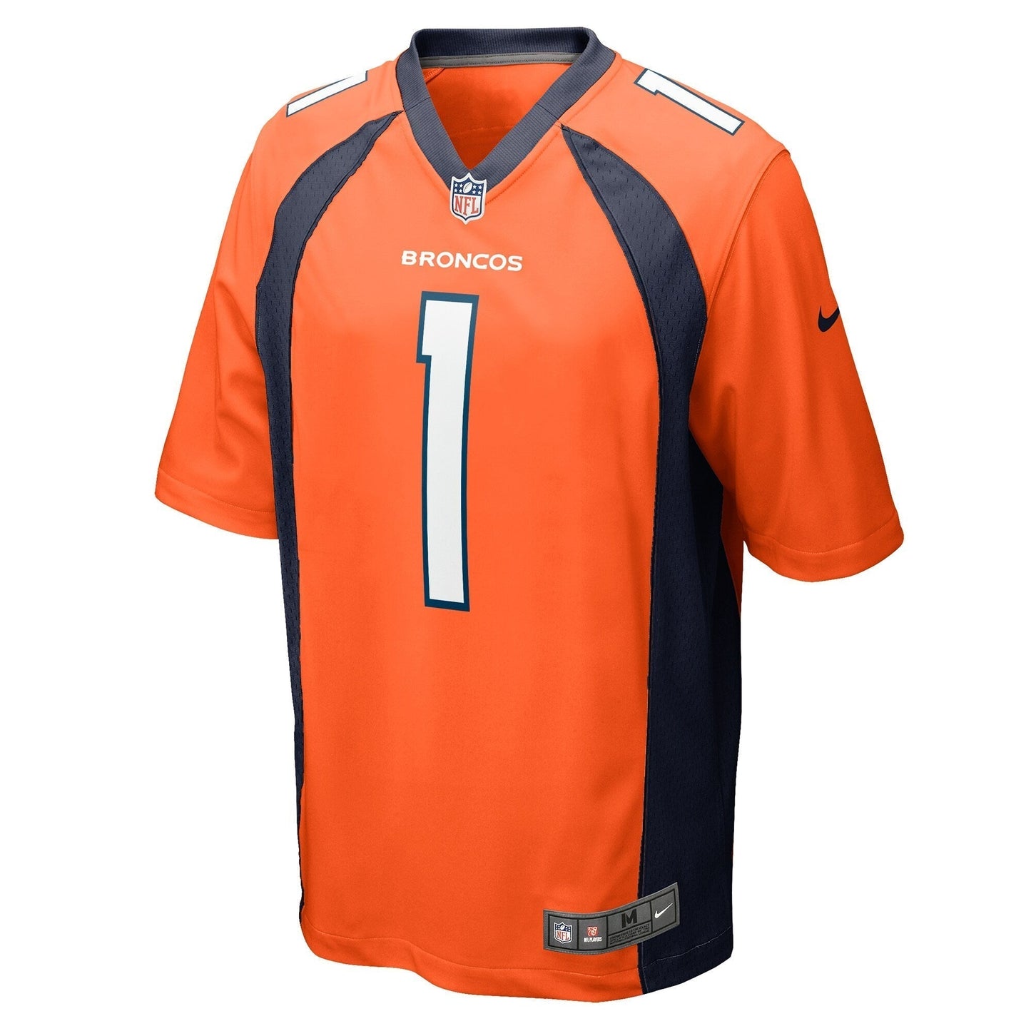 Tremon Smith Denver Broncos Nike Game Jersey - Orange football jersey product view 2