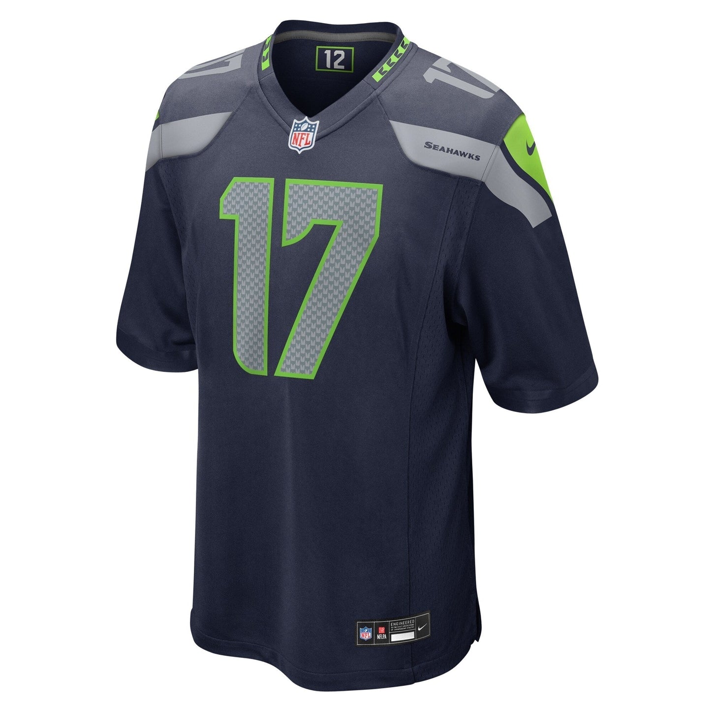 Jerome Baker Seattle Seahawks Nike Game Jersey - College Navy football jersey product view 2
