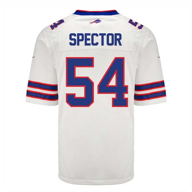 B.Bills #54 Baylon Spector Player White Game Jersey -Stitched American Football Jerseys football jersey product view 1