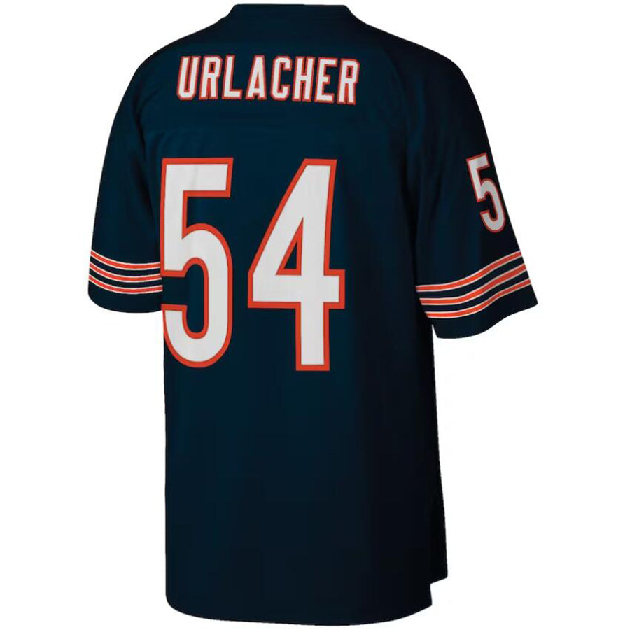 C.Bears #54 Brian Urlacher Navy Retired Player Legacy Replica Football Jerseys football jersey product view 1