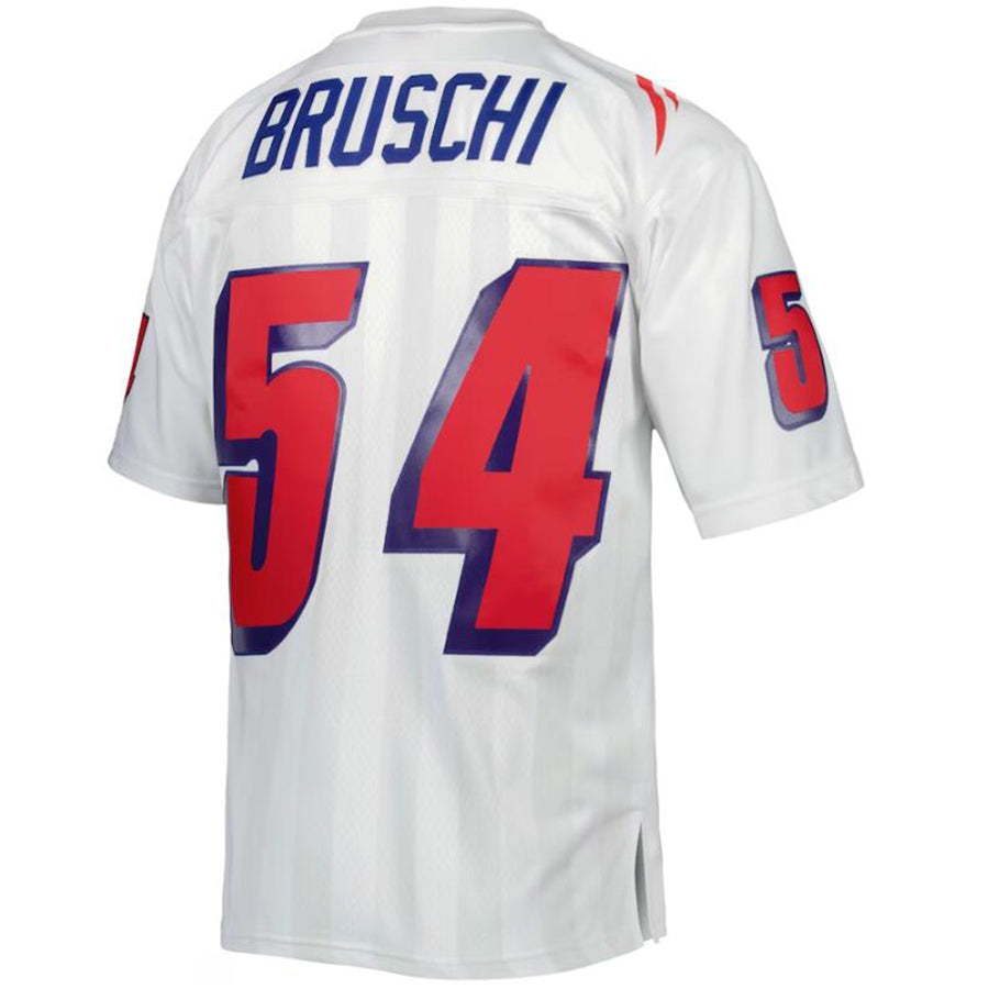 NE.Patriots #54 Tedy Bruschi Player White 1996 Legacy Replica Football Jerseys football jersey product view 1