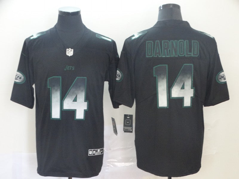 Men's New York Jets Sam Darnold #14 Black Alternate Game Player Jersey1 football jersey product view 1