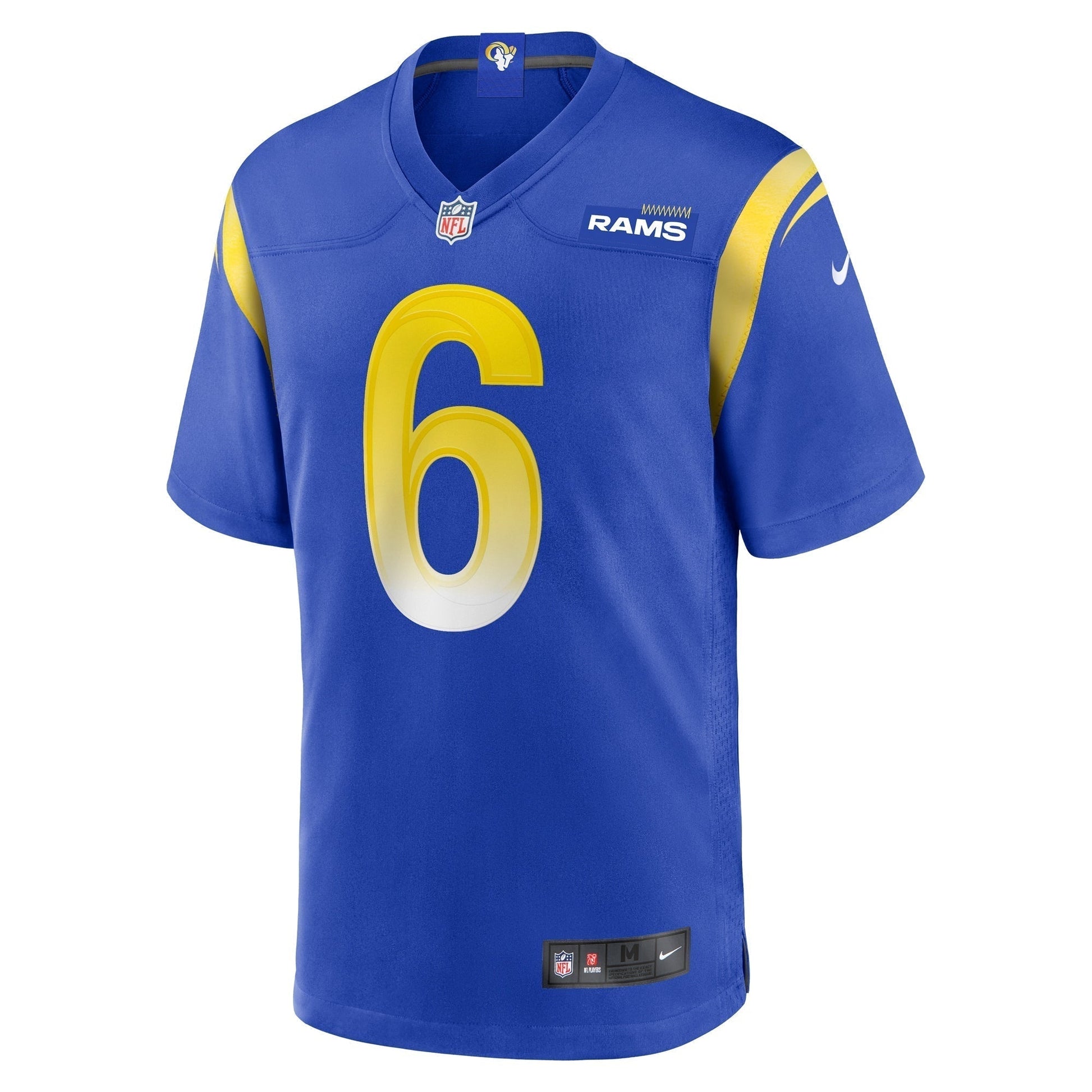 Tre'Vius Hodges-Tomlinson Los Angeles Rams Nike Team Game Jersey - Royal football jersey product view 2