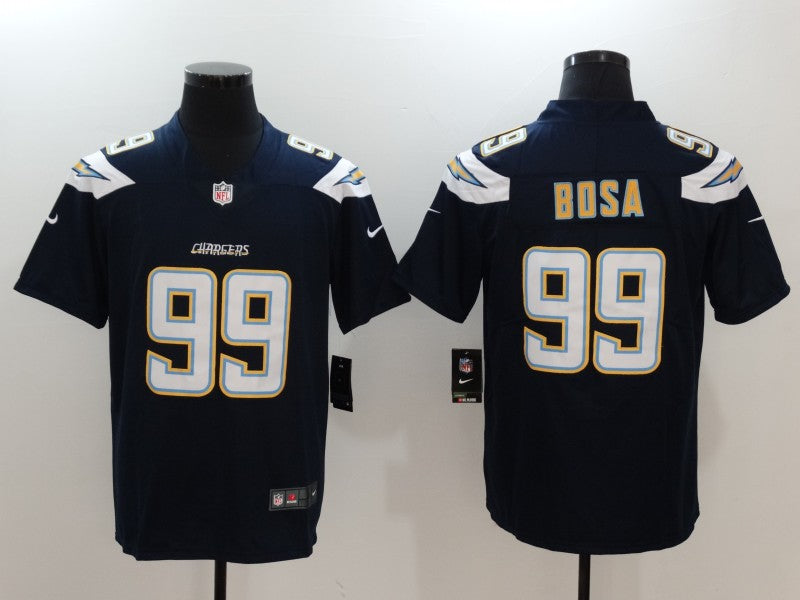 Men's Los Angeles Chargers Joey Bosa #99 Navy Game Jersey1 football jersey product view 1