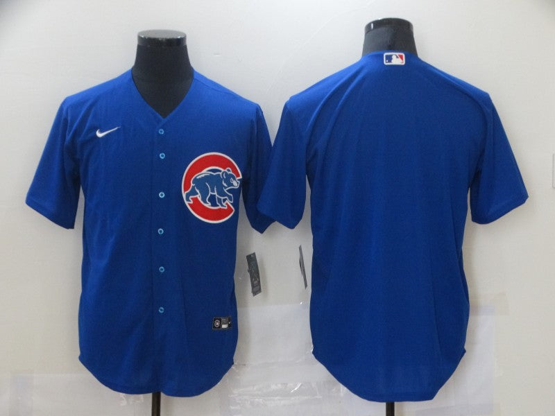 Men's Chicago Cubs Royal Alternate Replica Team Blank Jersey1 baseball jersey product view 1