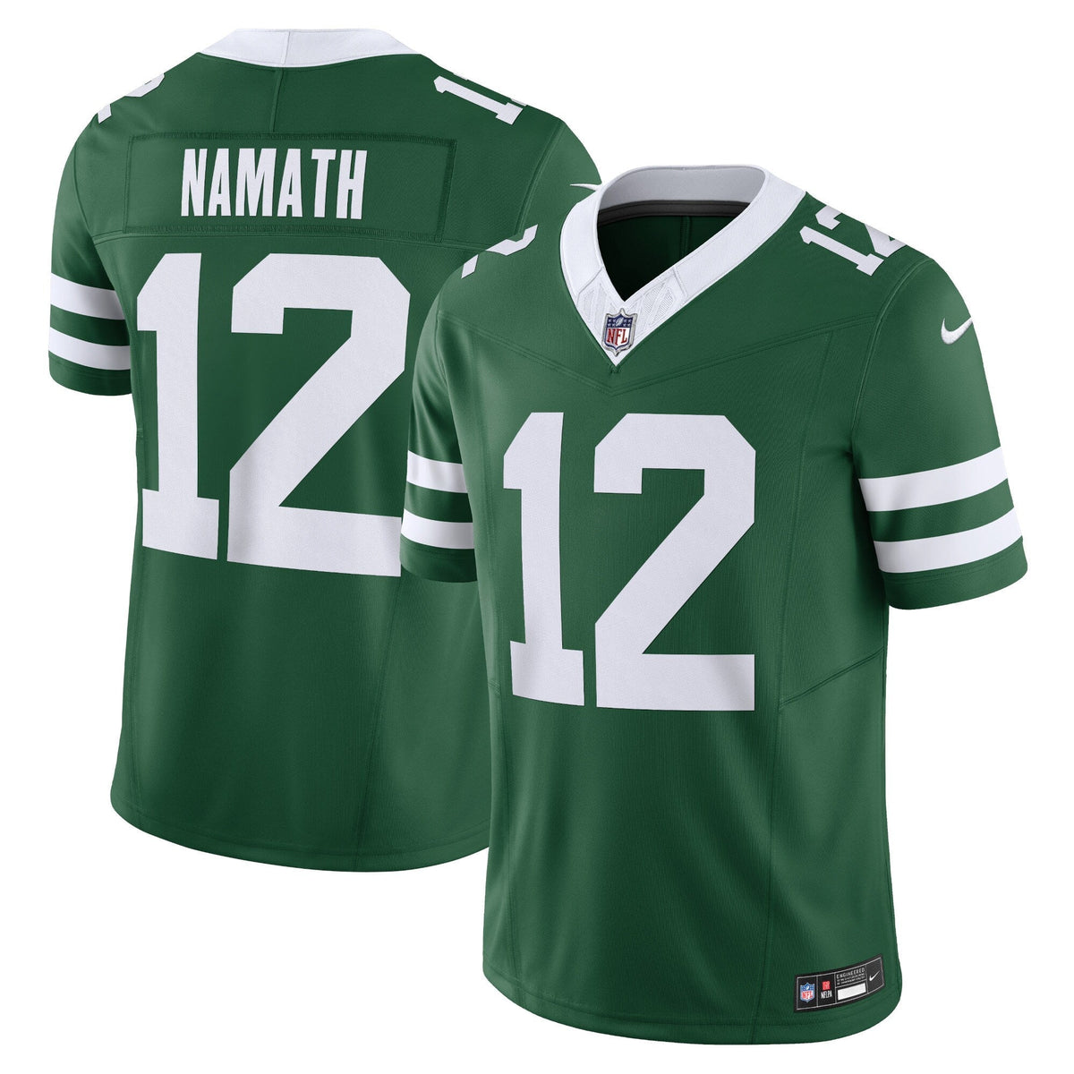 Joe Namath New York Jets Nike Vapor F.U.S.E. Limited Jersey - Legacy Green football jersey product view 1
