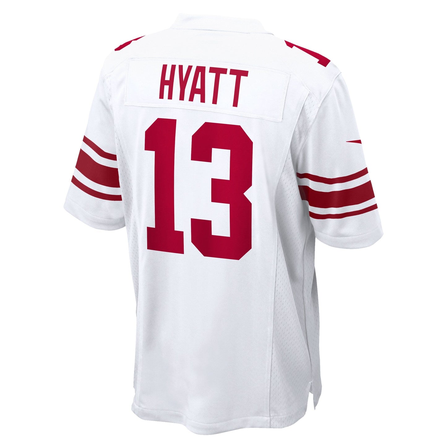 Jalin Hyatt New York Giants Nike Game Jersey - White football jersey product view 3
