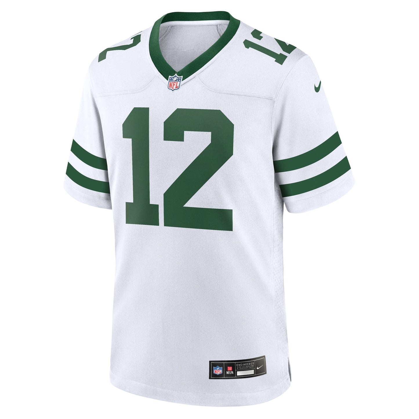 Joe Namath New York Jets Nike Legacy Retired Game Jersey - White football jersey product view 2