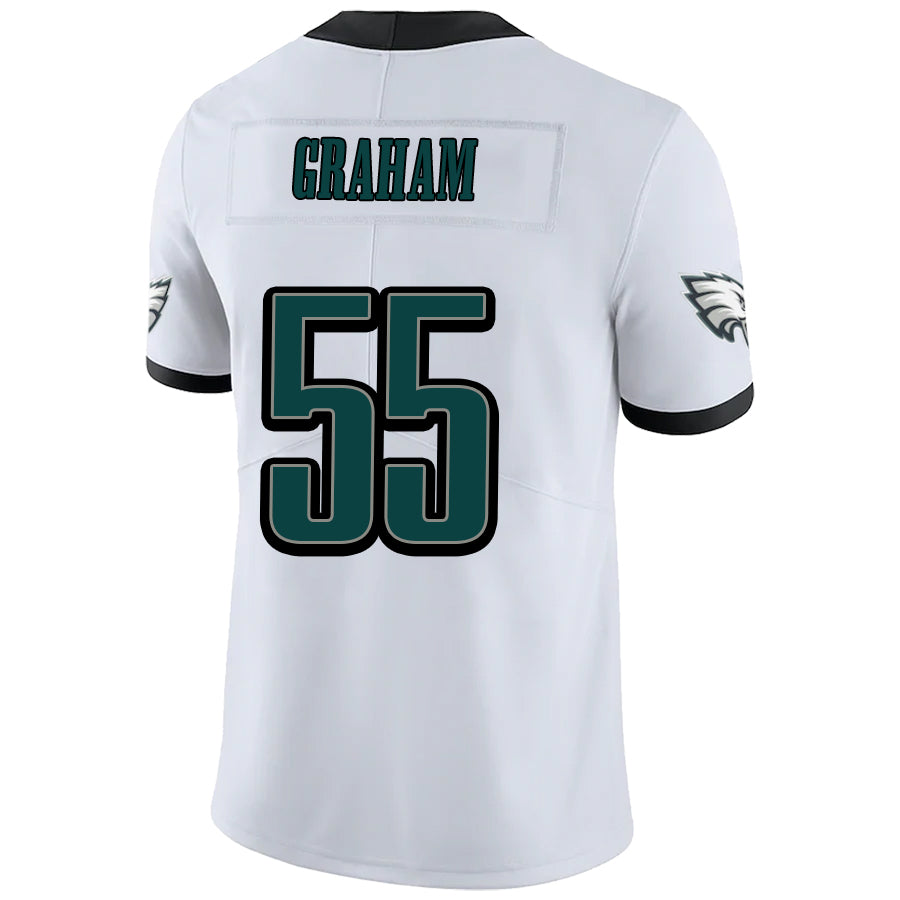 P.Eagles #55 Brandon Graham White Stitched Player Vapor F.U.S.E. Limited Jersey Football Jerseys football jersey product view 1