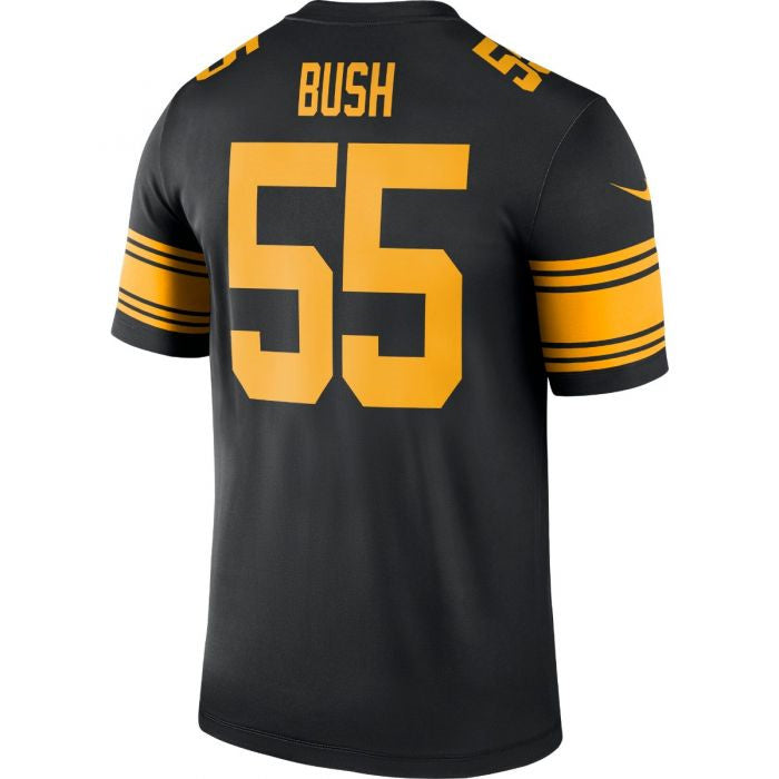 P.Steelers #55 Devin Bush Player Legend Black Stitched American Football Jerseys football jersey product view 1