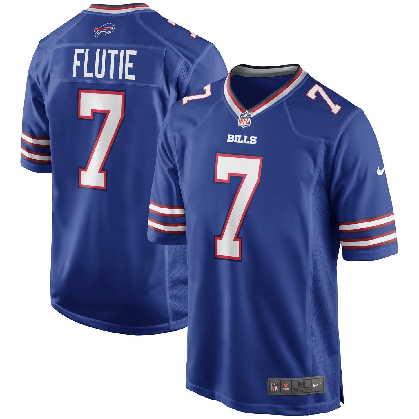 Doug Flutie Buffalo Bills Nike Game Retired Jersey - Royal football jersey product view 1