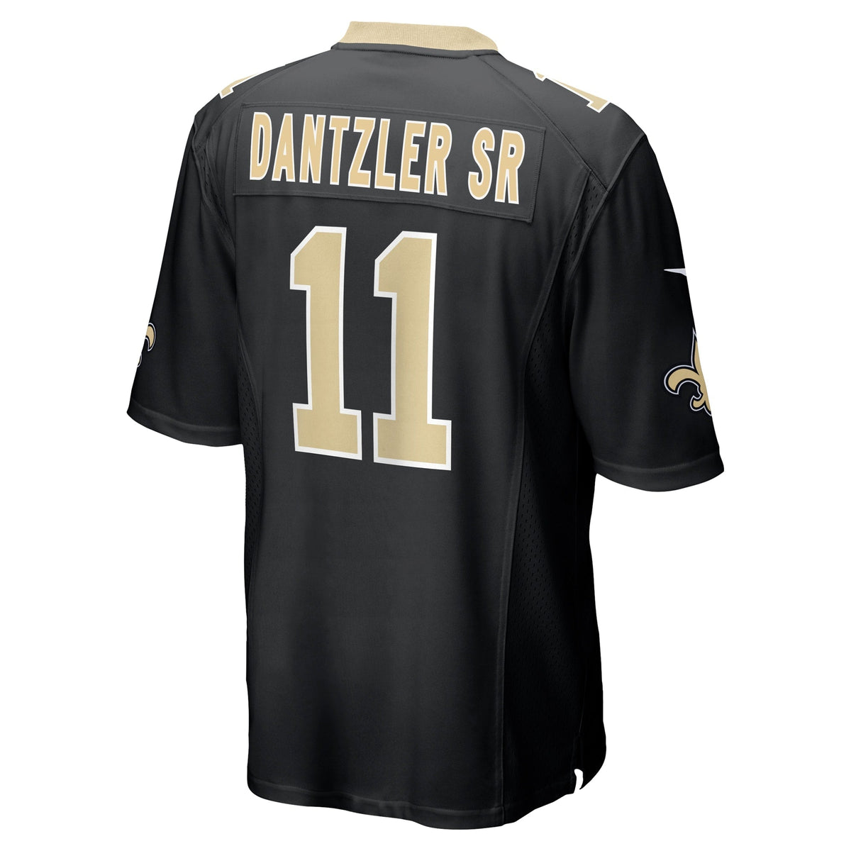 Cameron Dantzler Sr New Orleans Saints Nike Game Jersey - Black football jersey product view 3