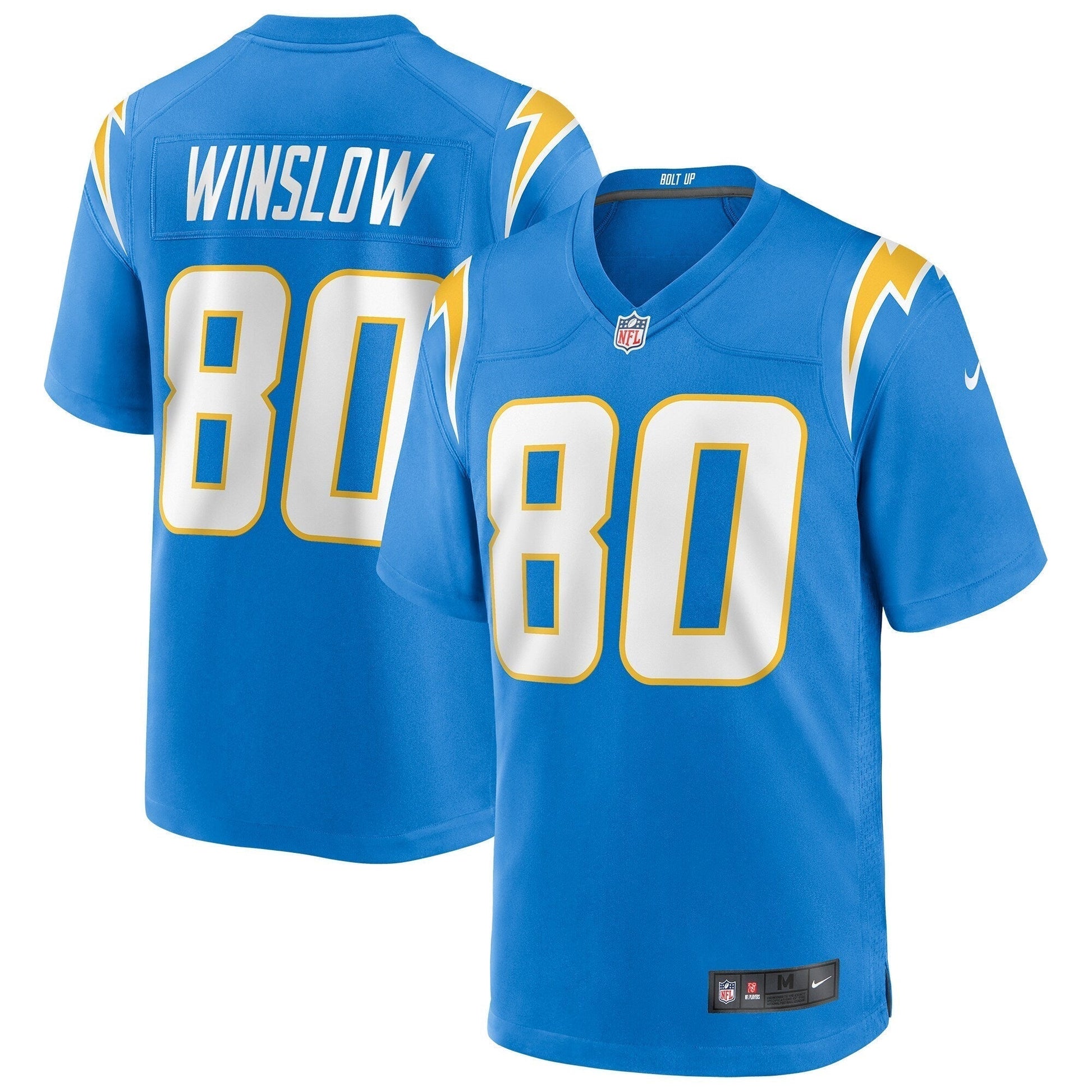 Kellen Winslow Los Angeles Chargers Nike Game Retired Jersey - Powder Blue football jersey product view 1