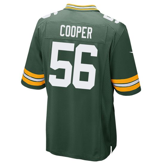 GB.Packers #56 Edgerrin Cooper Player Green Home Game Football Jerseys football jersey product view 1