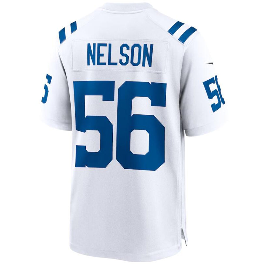 #56 Quenton Nelson Player IN.Colts White Game Football Jerseys football jersey product view 1
