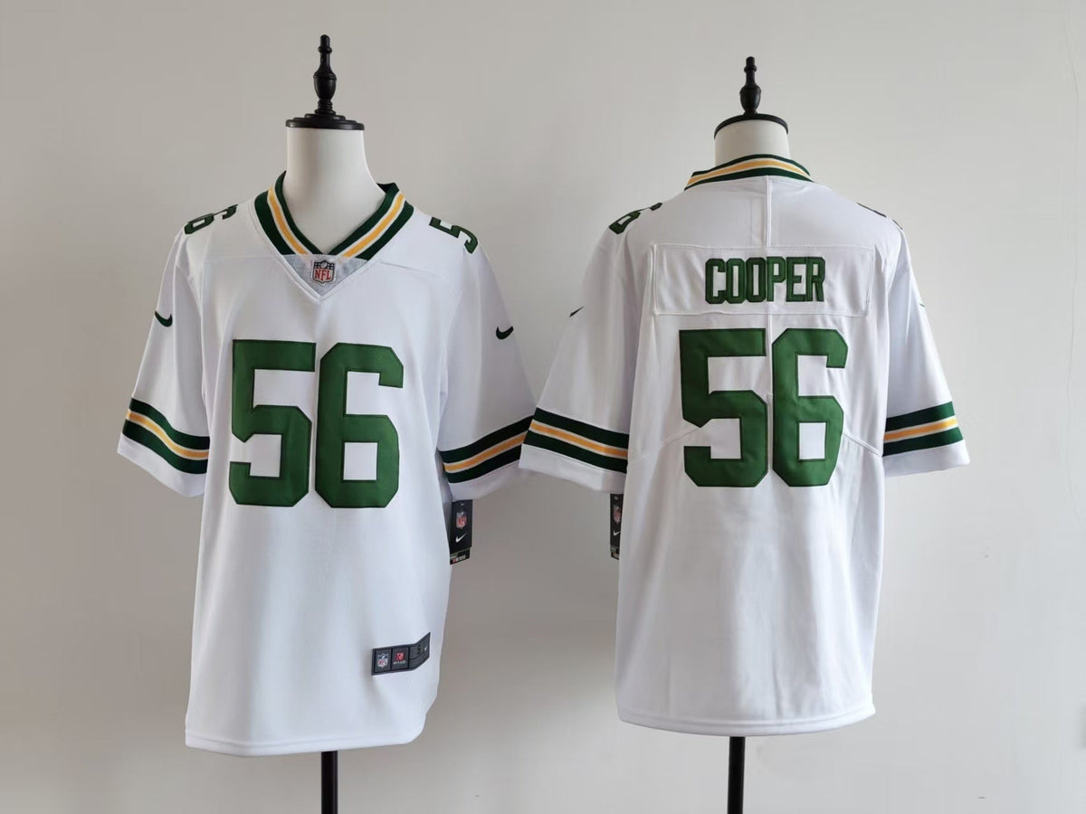 Men's Green Bay Packers Edgerrin Cooper Nike Jersey - White football jersey product view 1