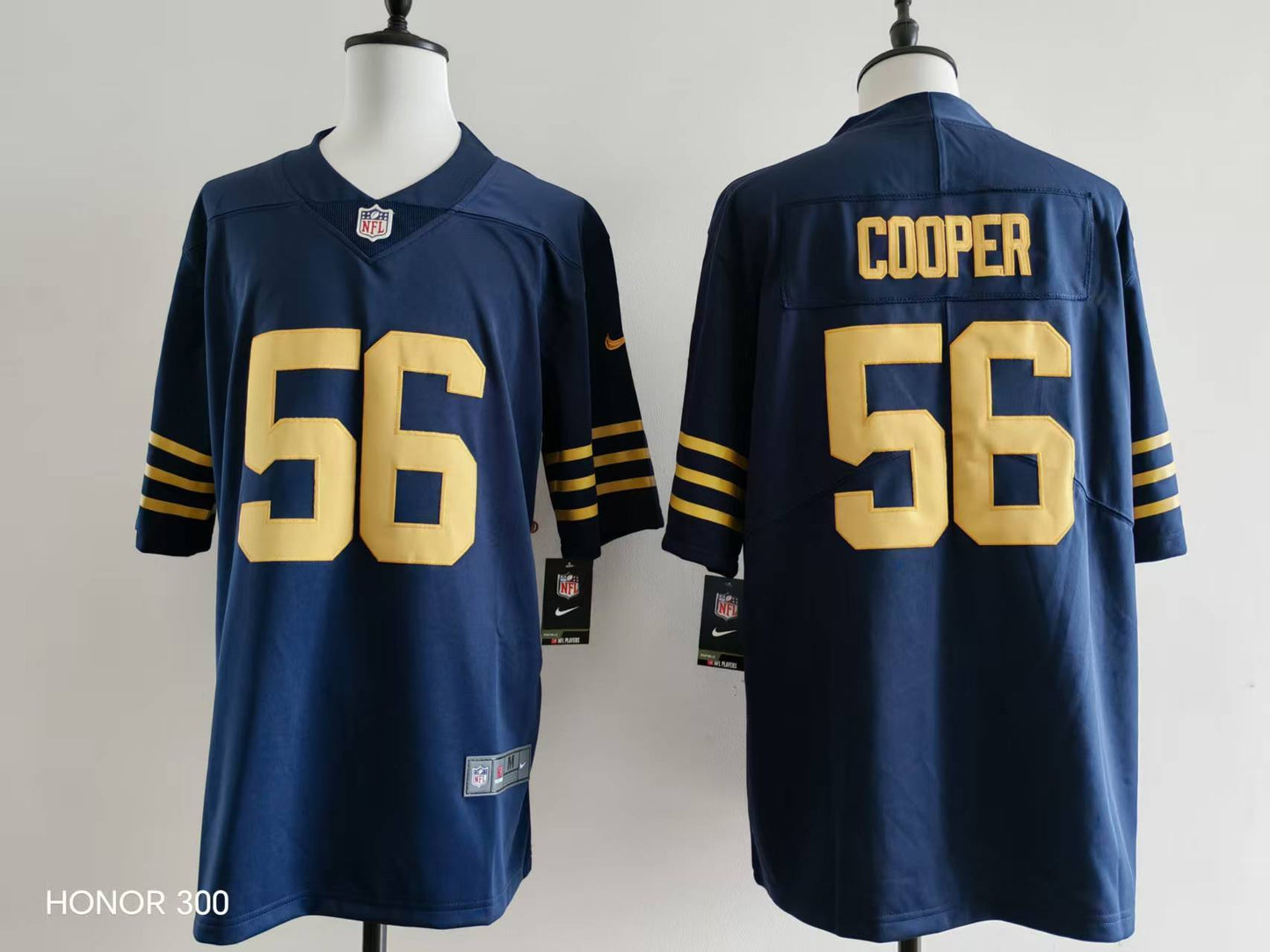 Men's Green Bay Packers Edgerrin Cooper Nike Jersey #56 football jersey product view 1