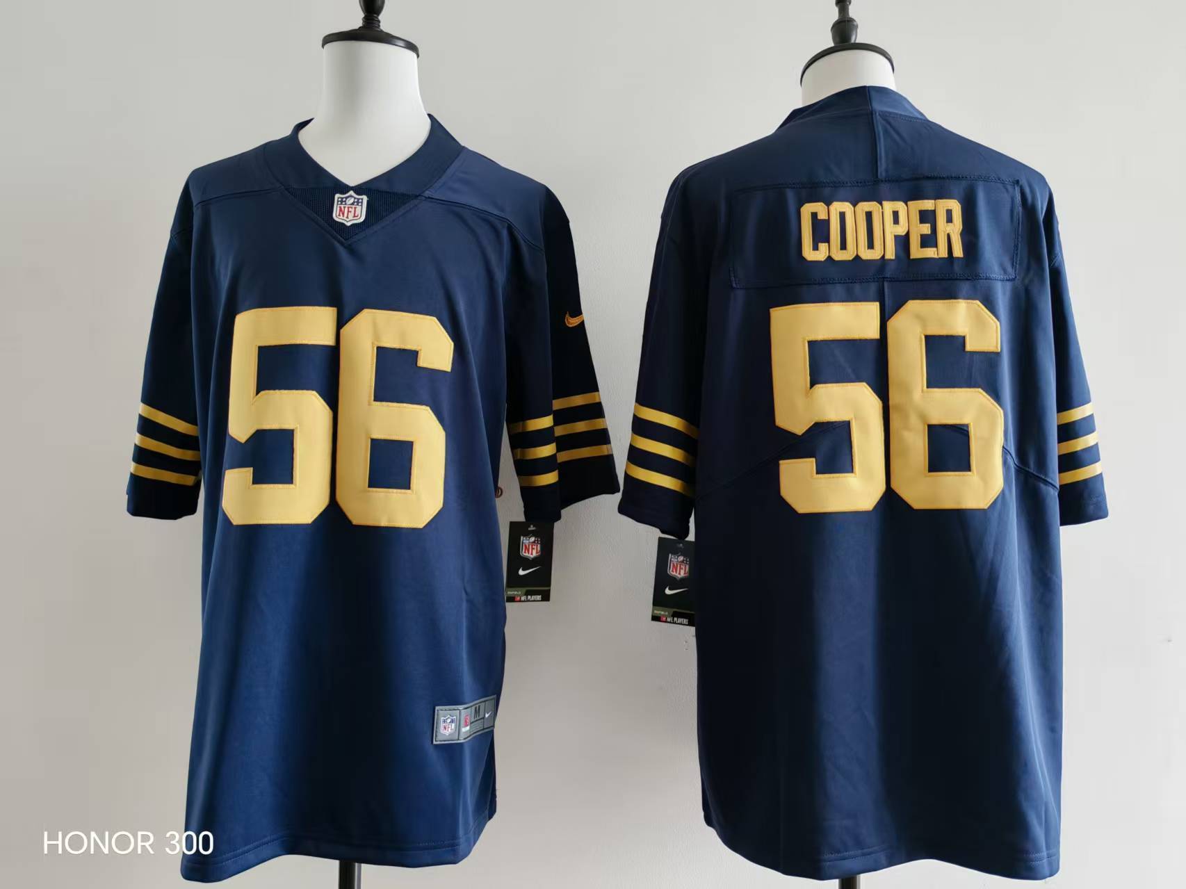 Men's Green Bay Packers Edgerrin Cooper Nike Jersey #56 football jersey product view 1