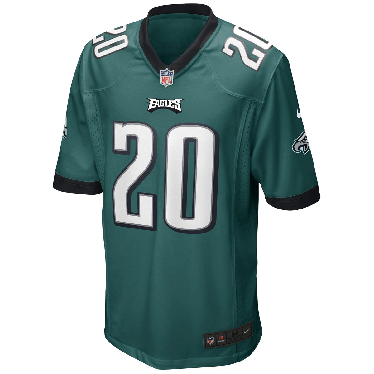 Brian Dawkins Philadelphia Eagles Nike Game Retired Jersey - Midnight Green football jersey product view 2