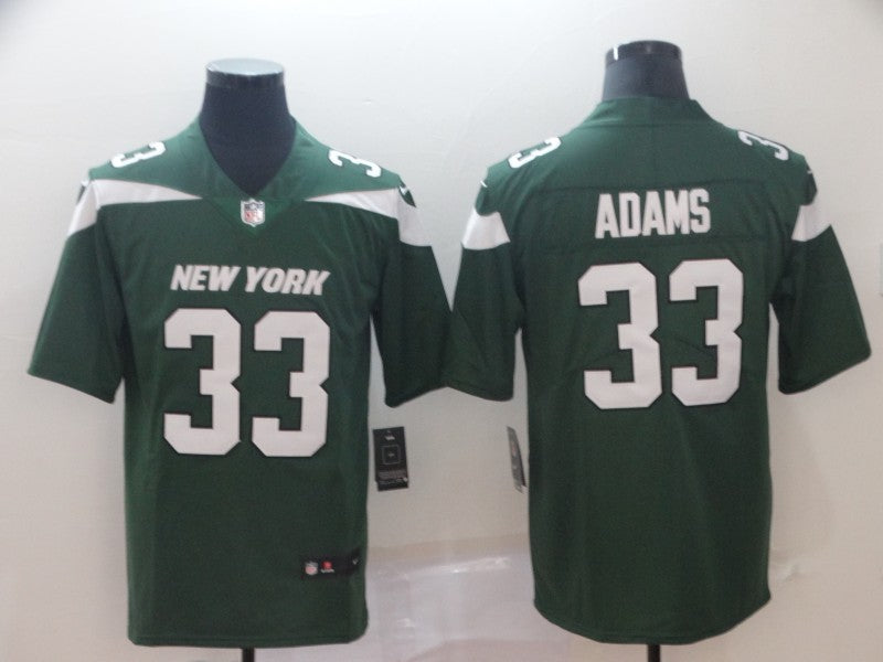 Men's New York Jets Jamal Adams #33 Green Game Jersey1 football jersey product view 1