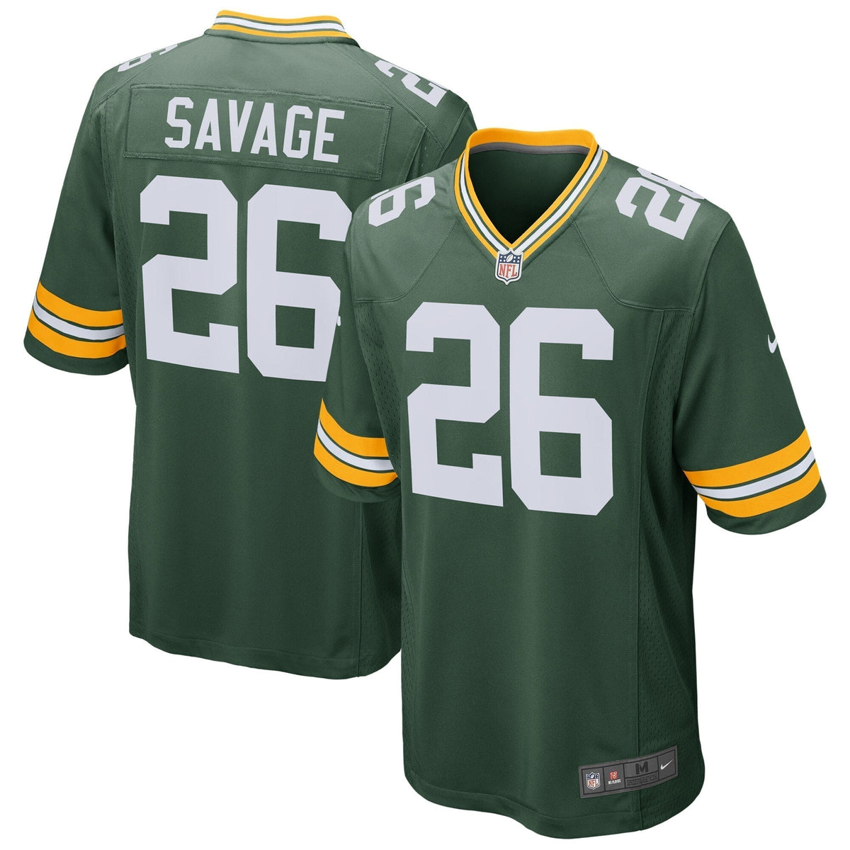 Darnell Savage Green Bay Packers Nike Game Jersey - Green football jersey product view 1