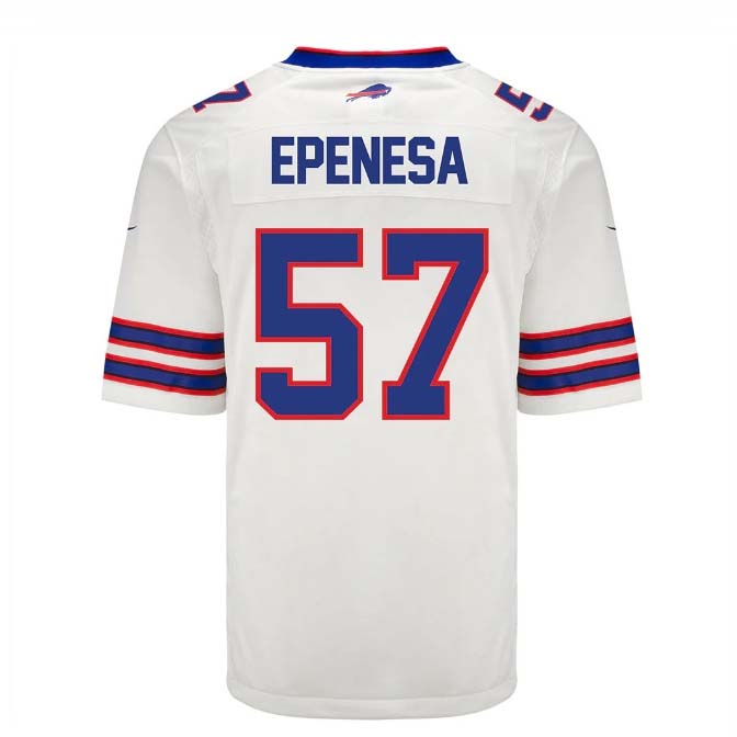 B.Bills #57 A.J. Epenesa Player White Game Jersey -Stitched American Football Jerseys football jersey product view 1