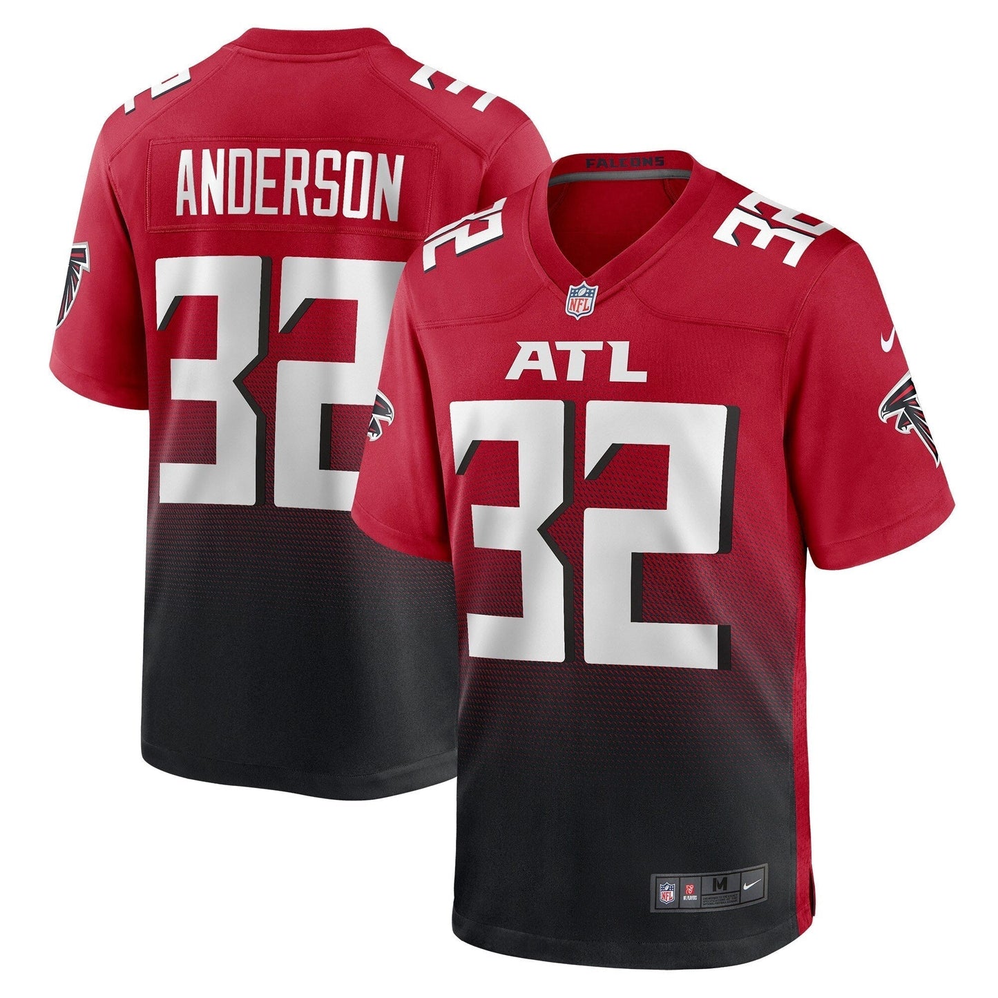 Jamal Anderson Atlanta Falcons Nike Retired Alternate Game Jersey - Red football jersey product view 1
