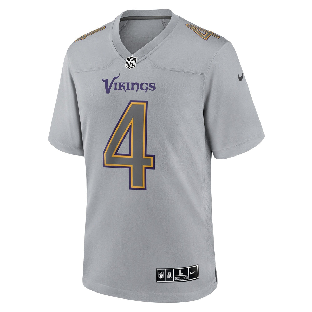 Dalvin Cook Minnesota Vikings Nike Atmosphere Fashion Game Jersey - Gray football jersey product view 2