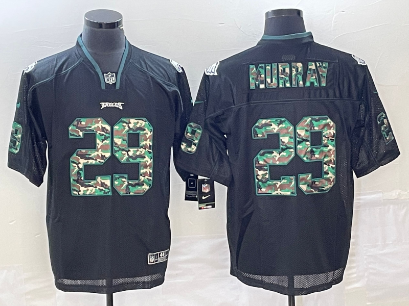 Men's Philadelphia Eagles DeMarco Murray #29 Black Player Game Jersey1 football jersey product view 1