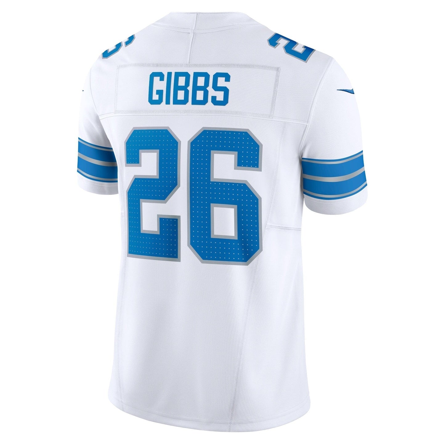 Jahmyr Gibbs Detroit Lions Nike Vapor F.U.S.E. Limited Jersey - White football jersey product view 3
