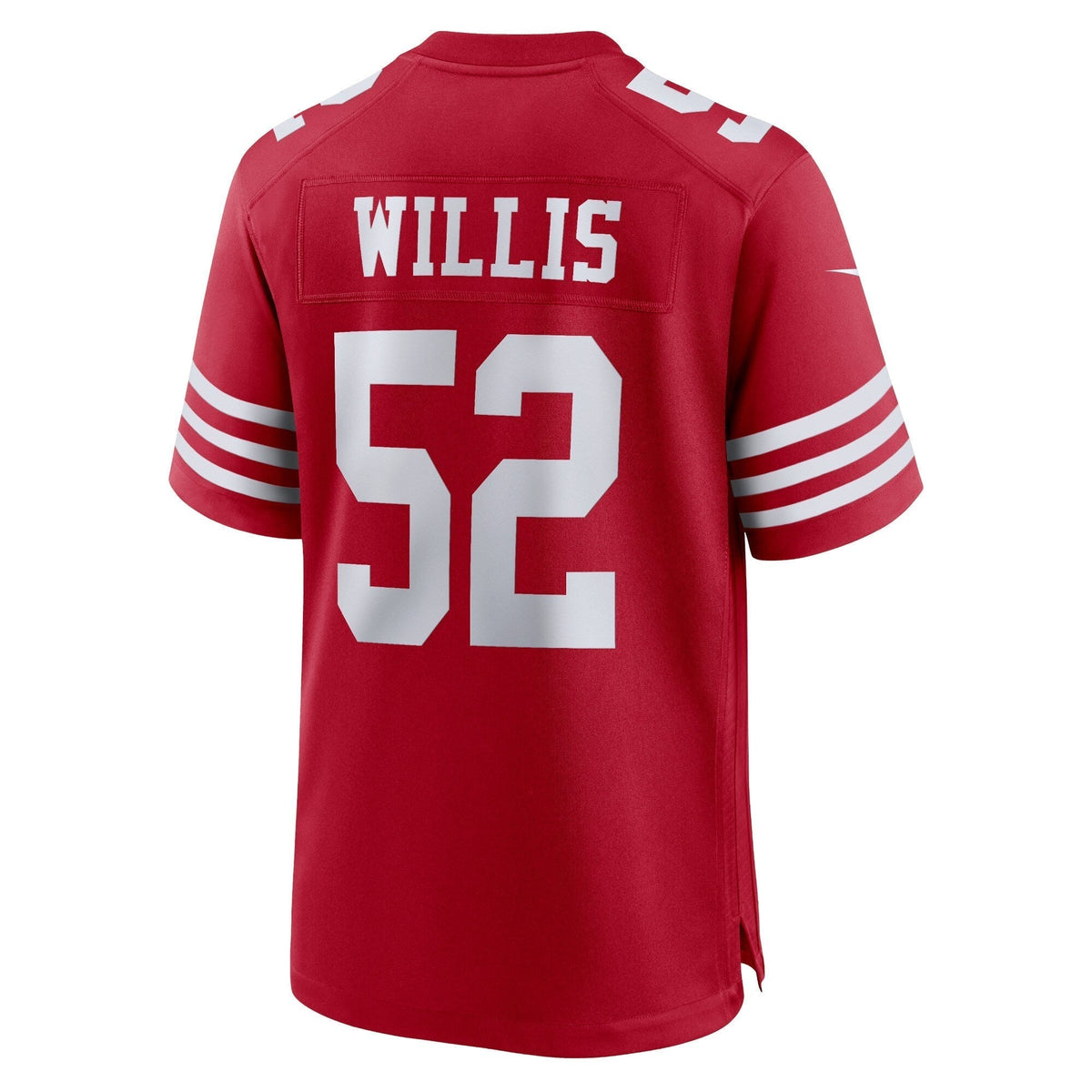 Patrick Willis San Francisco 49ers Nike Retired Game Jersey - Scarlet football jersey product view 3