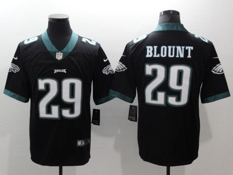 Men's Philadelphia Eagles LeGarrette Blount #29 Black Game Jersey1 football jersey product view 1