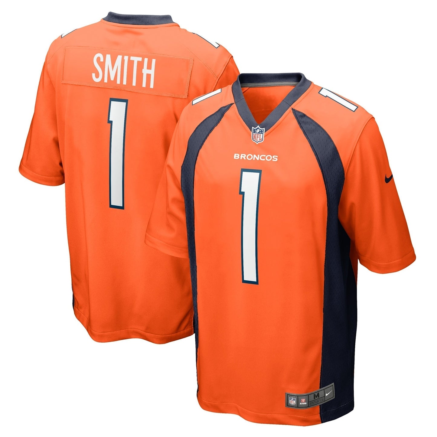 Tremon Smith Denver Broncos Nike Game Jersey - Orange football jersey product view 1